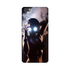 Gas Mask Girl Mobile Cover For Xiaomi Mi 5