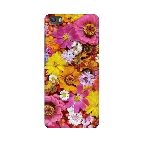 Colorful Flowers Background Mobile Cover For Xiaomi Mi 5