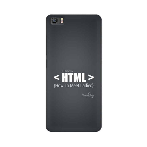 HTML Mobile Cover For Xiaomi Mi 5