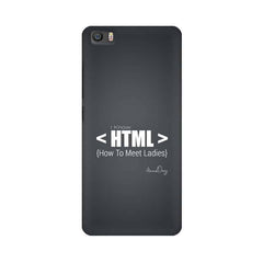 HTML Mobile Cover For Xiaomi Mi 5