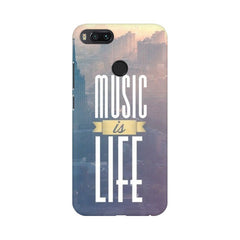 Music is Life Mobile Cover For Xiaomi Mi A1