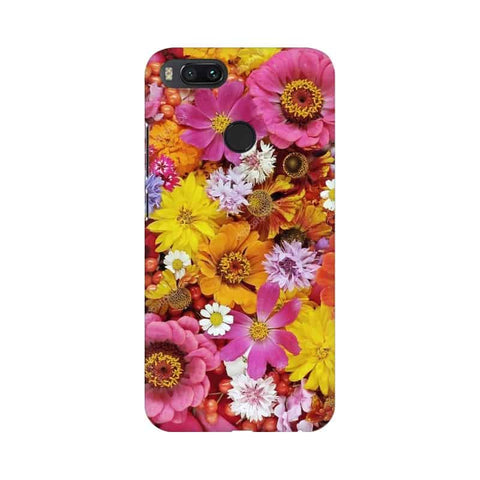 Colorful Flowers Background Mobile Cover For Xiaomi Mi A1