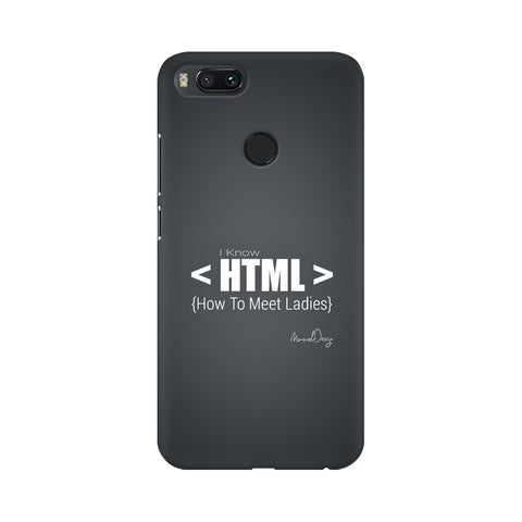 HTML Mobile Cover For Xiaomi Mi A1