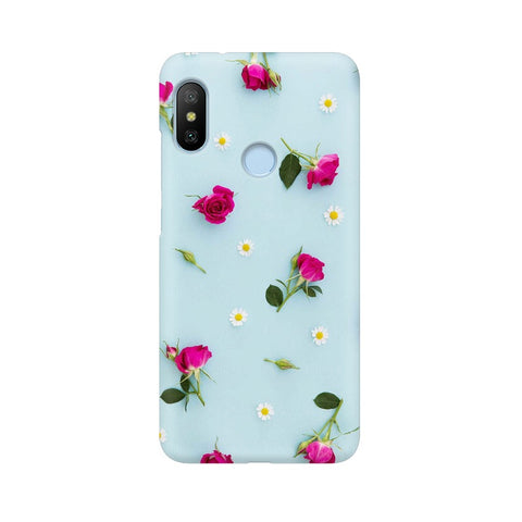 Floral Background Mobile Cover For Xiaomi Mi A2 Lite