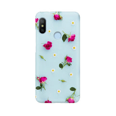 Floral Background Mobile Cover For Xiaomi Mi A2 Lite