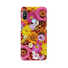 Colorful Flowers Background Mobile Cover For Xiaomi Mi A2 Lite