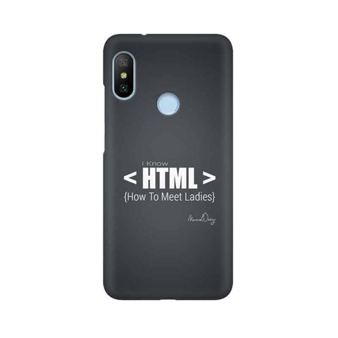 HTML Mobile Cover For Xiaomi Mi A2 Lite