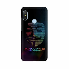 Anon Hackers Mobile Cover For Xiaomi Mi A2 Lite