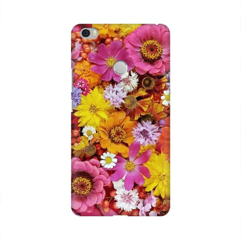Colorful Flowers Background Mobile Cover For Xiaomi Mi Max