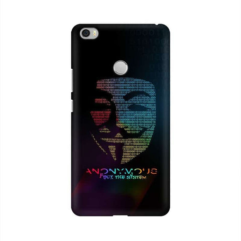 Anon Hackers Mobile Cover For Xiaomi Mi Max
