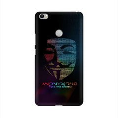 Anon Hackers Mobile Cover For Xiaomi Mi Max