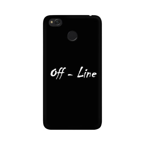 off-Line Wallpaper Mobile Cover For Xiaomi Redmi 4X