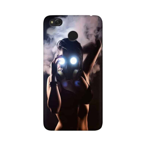 Gas Mask Girl Mobile Cover For Xiaomi Redmi 4