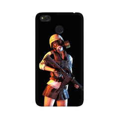 Mask Girl Mobile Cover For Xiaomi Redmi 4