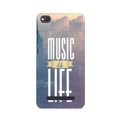 Music is Life Mobile Cover For Xiaomi Redmi 4a