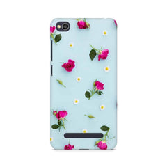 Floral Background Mobile Cover For Xiaomi Redmi 4a