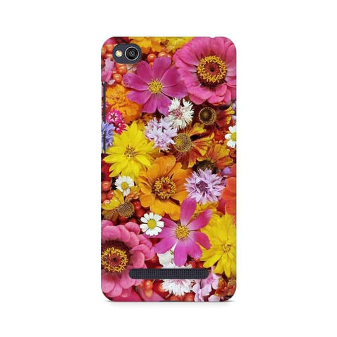 Colorful Flowers Background Mobile Cover For Xiaomi Redmi 4a