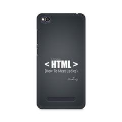 HTML Mobile Cover For Xiaomi Redmi 4a