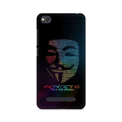 Anon Hackers Mobile Cover For Xiaomi Redmi 4a
