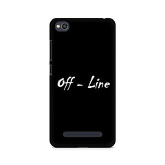 off-Line Wallpaper Mobile Cover For Xiaomi Redmi 4a