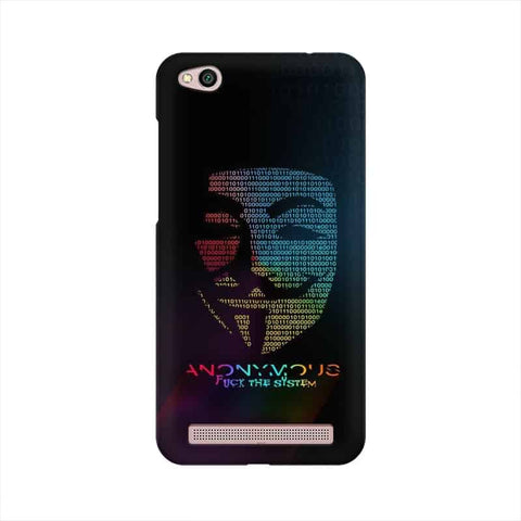 Anon Hackers Mobile Cover For Xiaomi Redmi 5A
