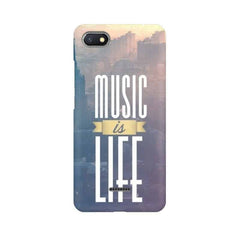 Music is Life Mobile Cover For Xiaomi Redmi 6A