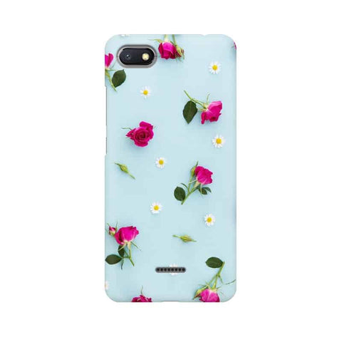 Floral Background Mobile Cover For Xiaomi Redmi 6A