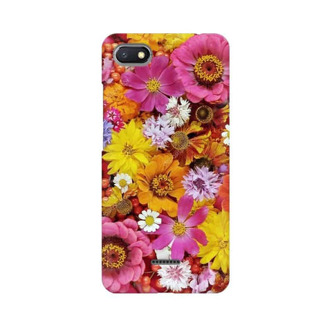 Colorful Flowers Background Mobile Cover For Xiaomi Redmi 6A