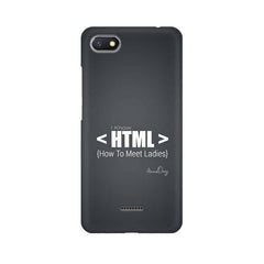HTML Mobile Cover For Xiaomi Redmi 6A