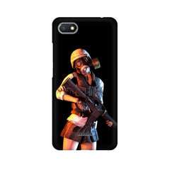 Mask Girl Mobile Cover For Xiaomi Redmi 6A