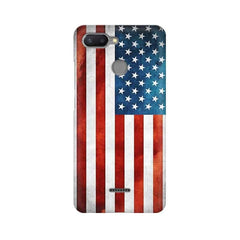 USA Flag Mobile Cover For Xiaomi Redmi 6