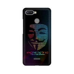 Anon Hackers Mobile Cover For Xiaomi Redmi 6