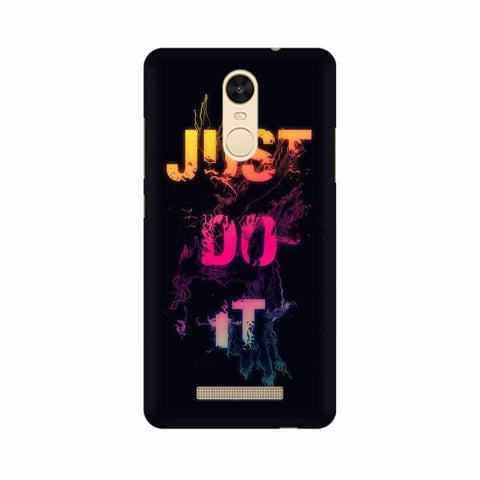 Just Do it Mobile Cover For Xiaomi Redmi Note 3