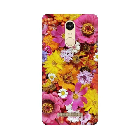 Colorful Flowers Background Mobile Cover For Xiaomi Redmi Note 3