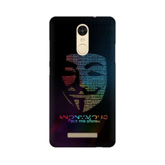 Anon Hackers Mobile Cover For Xiaomi Redmi Note 3