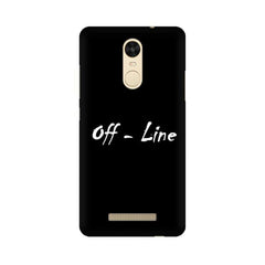 off-Line Wallpaper Mobile Cover For Xiaomi Redmi Note 3
