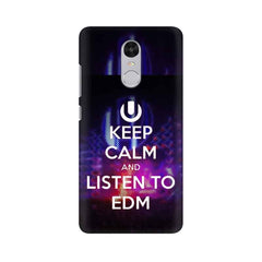 Keep Calm And Listen To EDM Mobile Cover For Xiaomi Redmi Note 4X