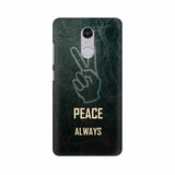 Always Peace Mobile Cover For Xiaomi Redmi Note 4X