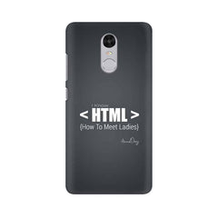 HTML Mobile Cover For Xiaomi Redmi Note 4X
