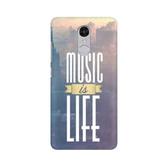 Music is Life Mobile Cover For Xiaomi Redmi Note 4