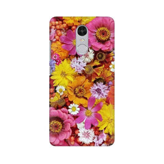 Colorful Flowers Background Mobile Cover For Xiaomi Redmi Note 4