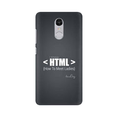 HTML Mobile Cover For Xiaomi Redmi Note 4