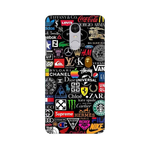 Brands Logo's Mobile Cover For Xiaomi Redmi Note 4