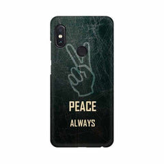 Always Peace Mobile Cover For Xiaomi Redmi Note 5 Pro