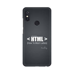 HTML Mobile Cover For Xiaomi Redmi Note 5 Pro