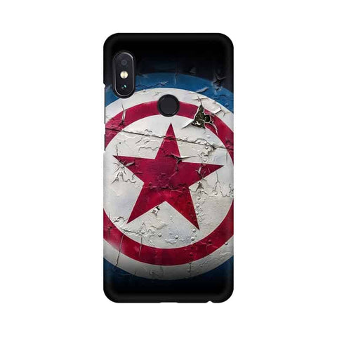 Captain America Mobile Cover For Xiaomi Redmi Note 6 Pro