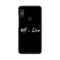 off-Line Wallpaper Mobile Cover For Xiaomi Redmi Note 5 Pro
