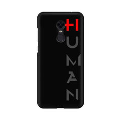 Human Mobile Cover For Xiaomi Redmi Note 5