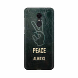 Always Peace Mobile Cover For Xiaomi Redmi Note 5