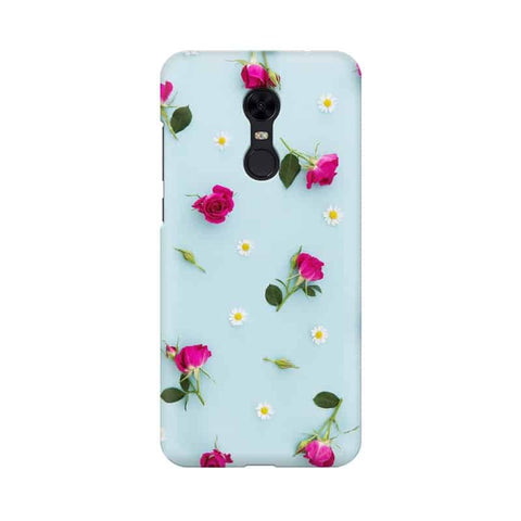 Floral Background Mobile Cover For Xiaomi Redmi Note 5
